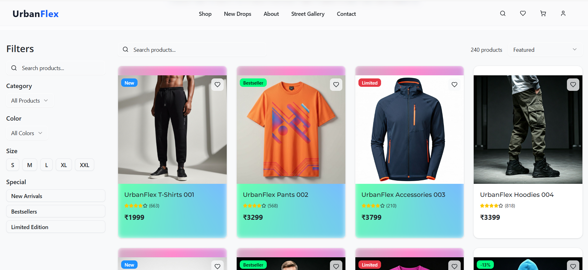 UrbanFlex-E-commerce